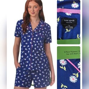 Kate Spade 2pcs Floral Women's Pajama Set Sz Large